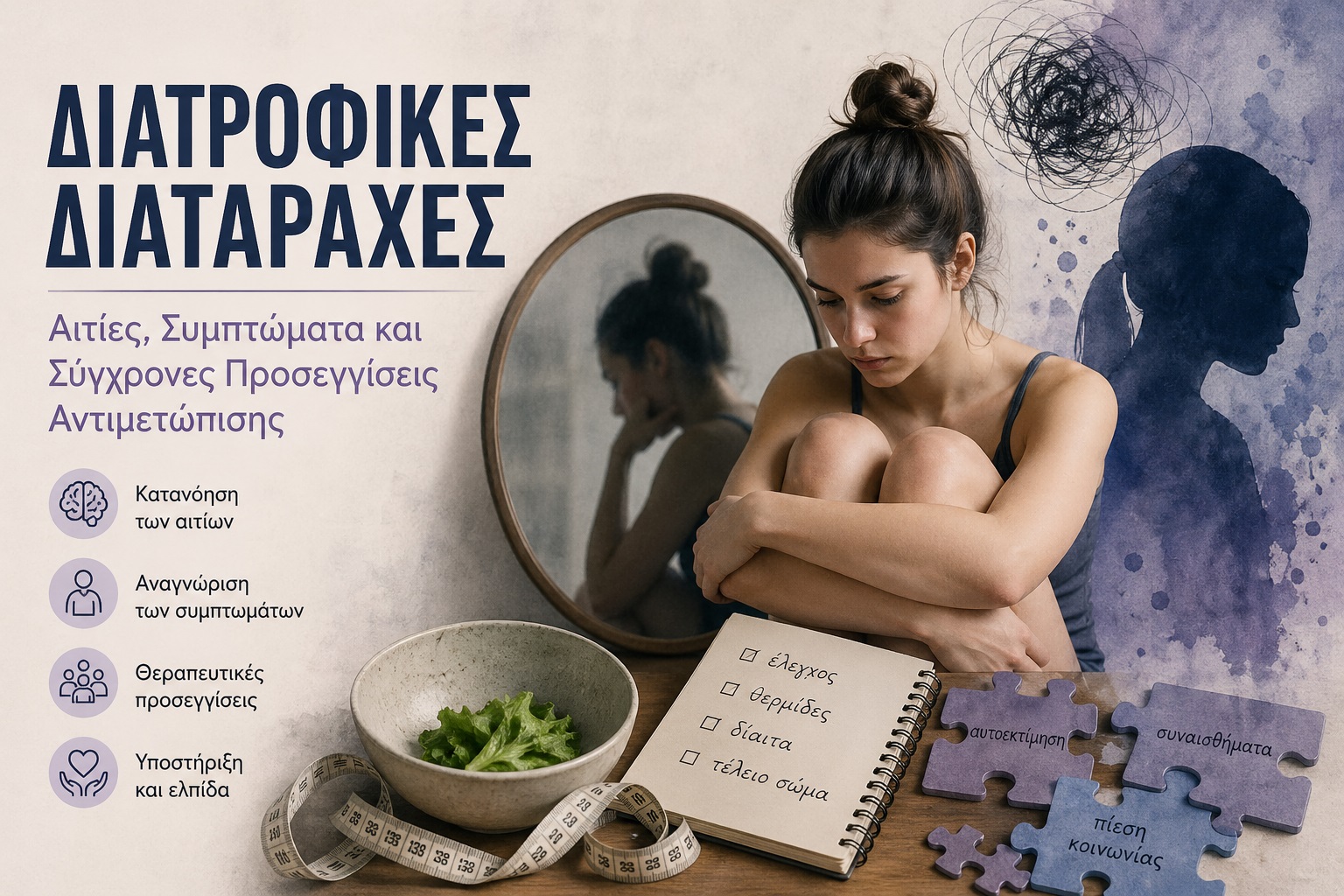 Διατροφικές Διαταραχές: Αιτίες, Συμπτώματα και Σύγχρονες Προσεγγίσεις Αντιμετώπισης 17 Διατροφικές Διαταραχές: Αιτίες, Συμπτώματα και Σύγχρονες Προσεγγίσεις Αντιμετώπισης