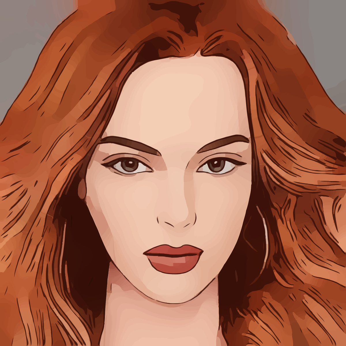 face, woman, cartoon, person, redhead, lady, pretty, beauty, face, face, face, face, face, woman, woman, person, person, person, redhead, redhead, lady, lady, pretty, beauty