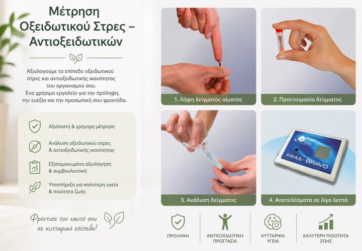 Μέτρηση οξειδωτικού στρες – Αντιοξειδωτικών