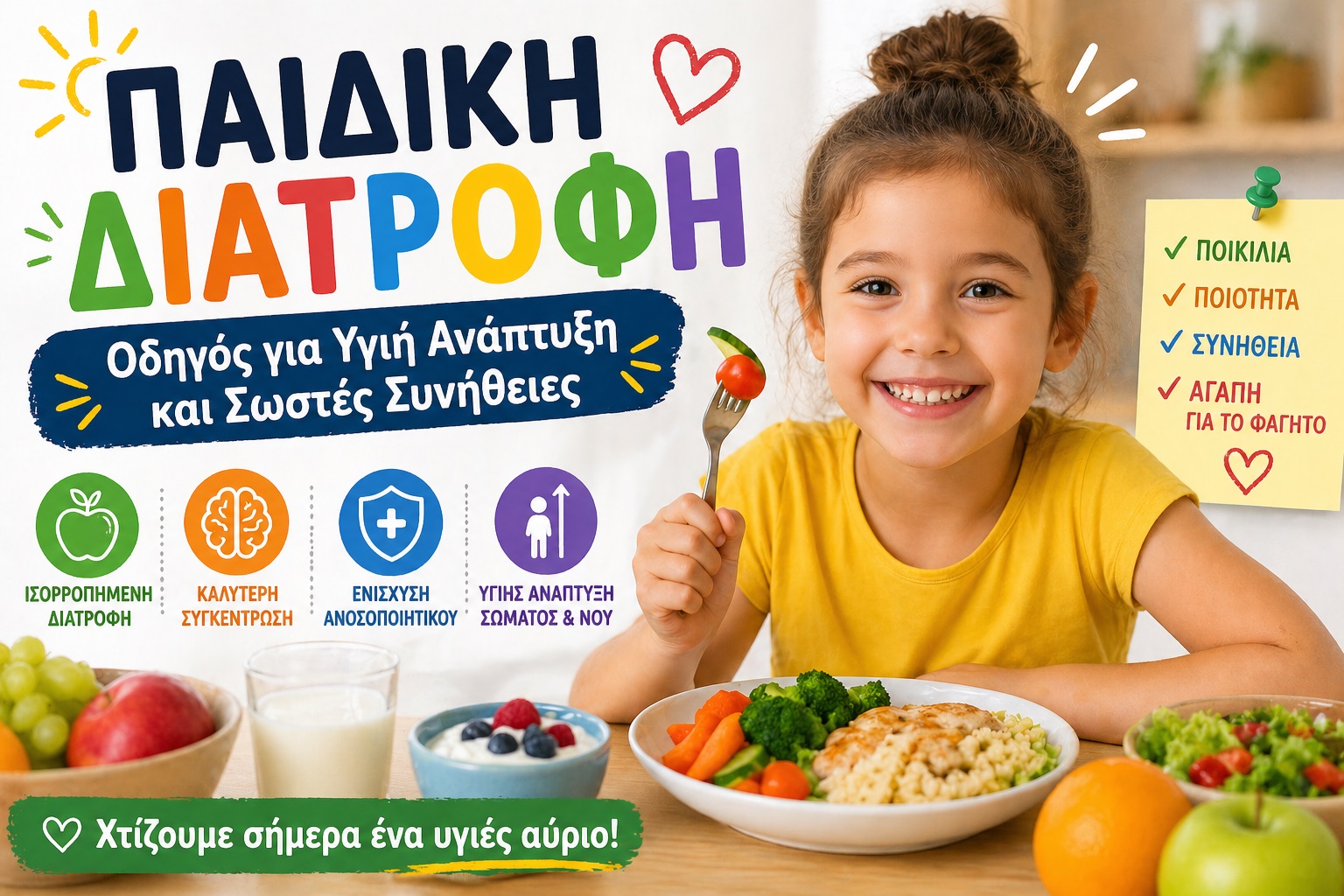 Παιδική Διατροφή: Οδηγός για Υγιή Ανάπτυξη και Σωστές Συνήθειες 17 Παιδική Διατροφή: Οδηγός για Υγιή Ανάπτυξη και Σωστές Συνήθειες